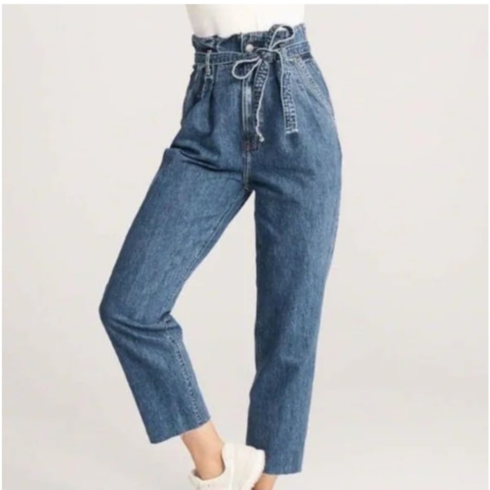 Abercrombie & Fitch High Rise Blue Jeans